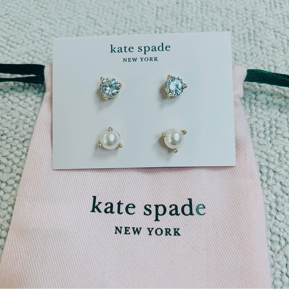 kate spade double earrings